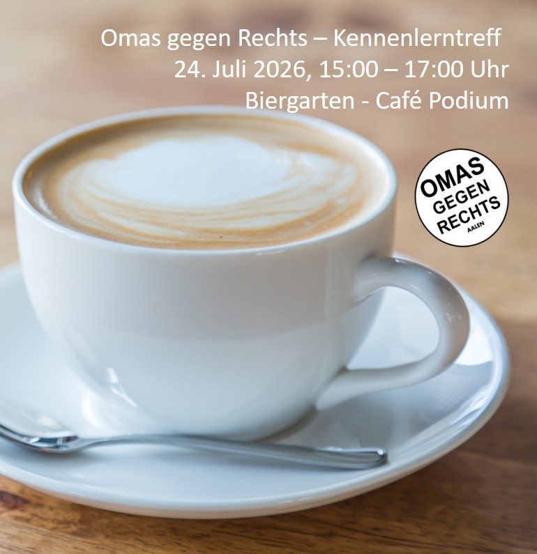 Kaffeetasse zum offenen Kaffeetreff